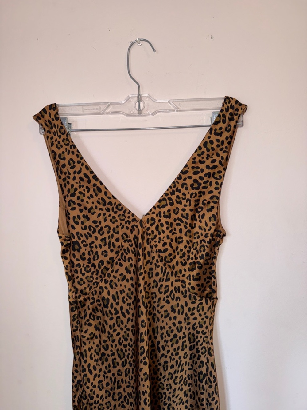 American Eagle Outfitters Leopard Print Maxi Dress in Tan and Black - Picture 6 of 6